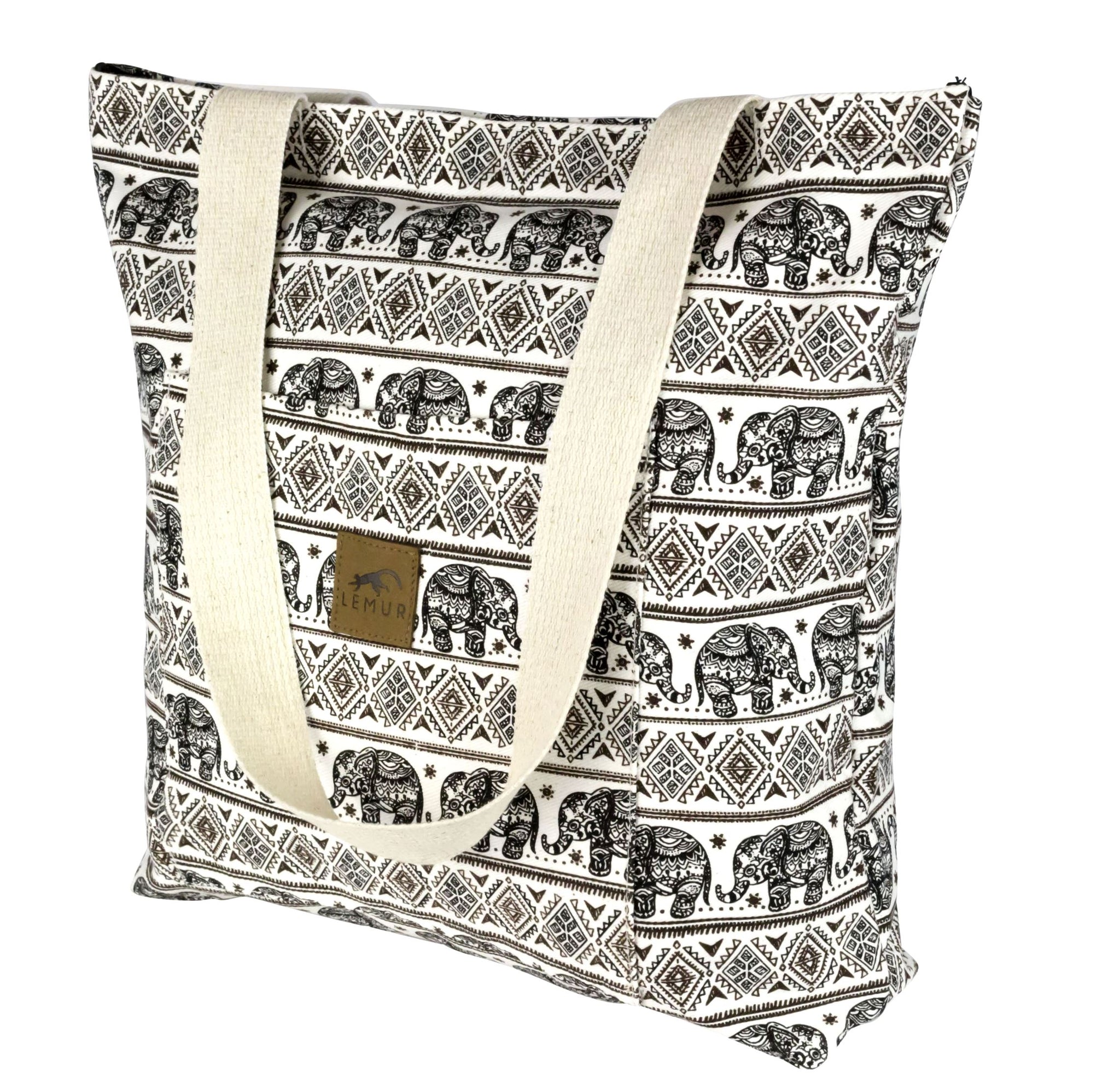 Elephants Shopping Tote Bag