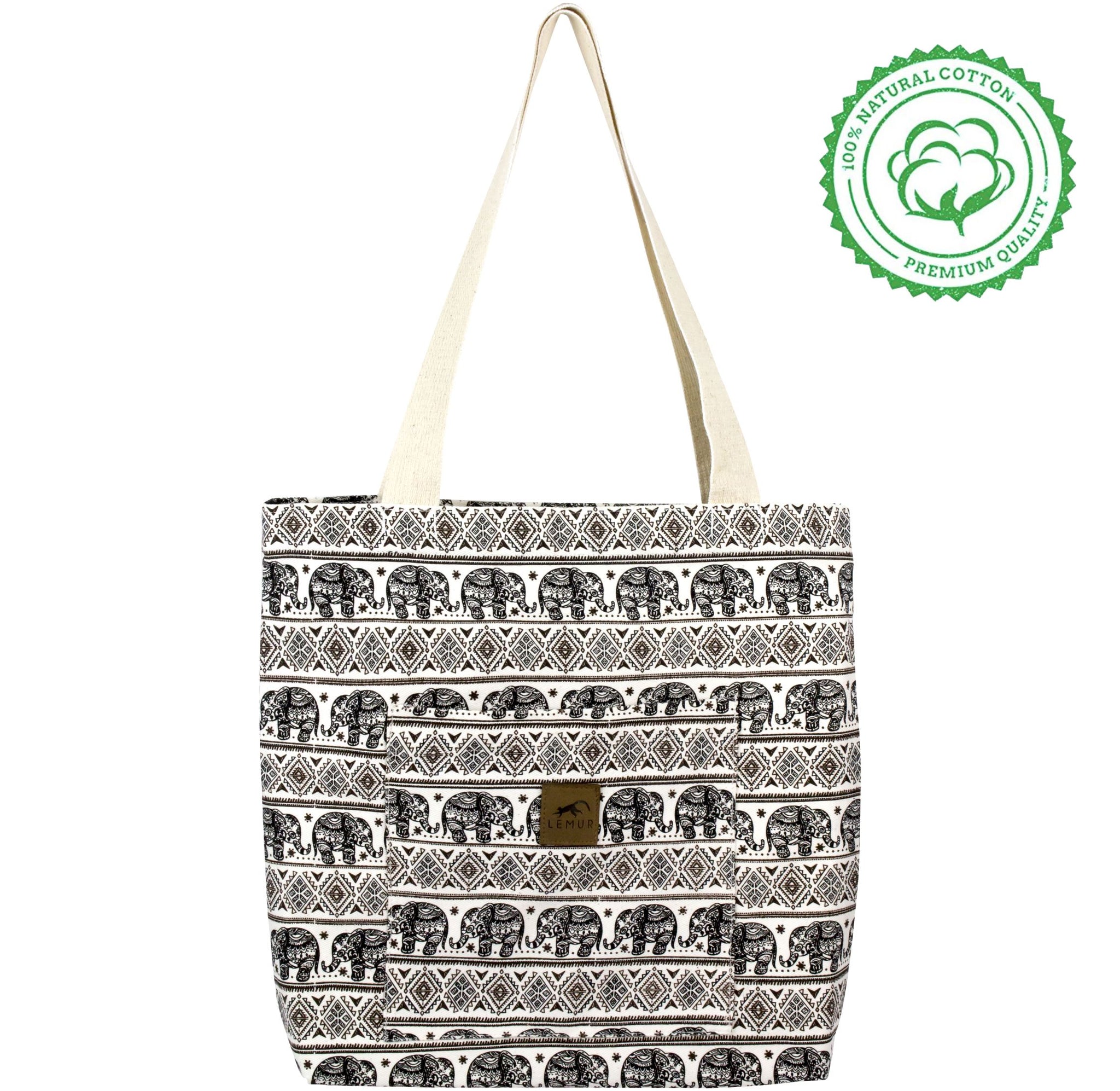 Elephants Shopping Tote Bag