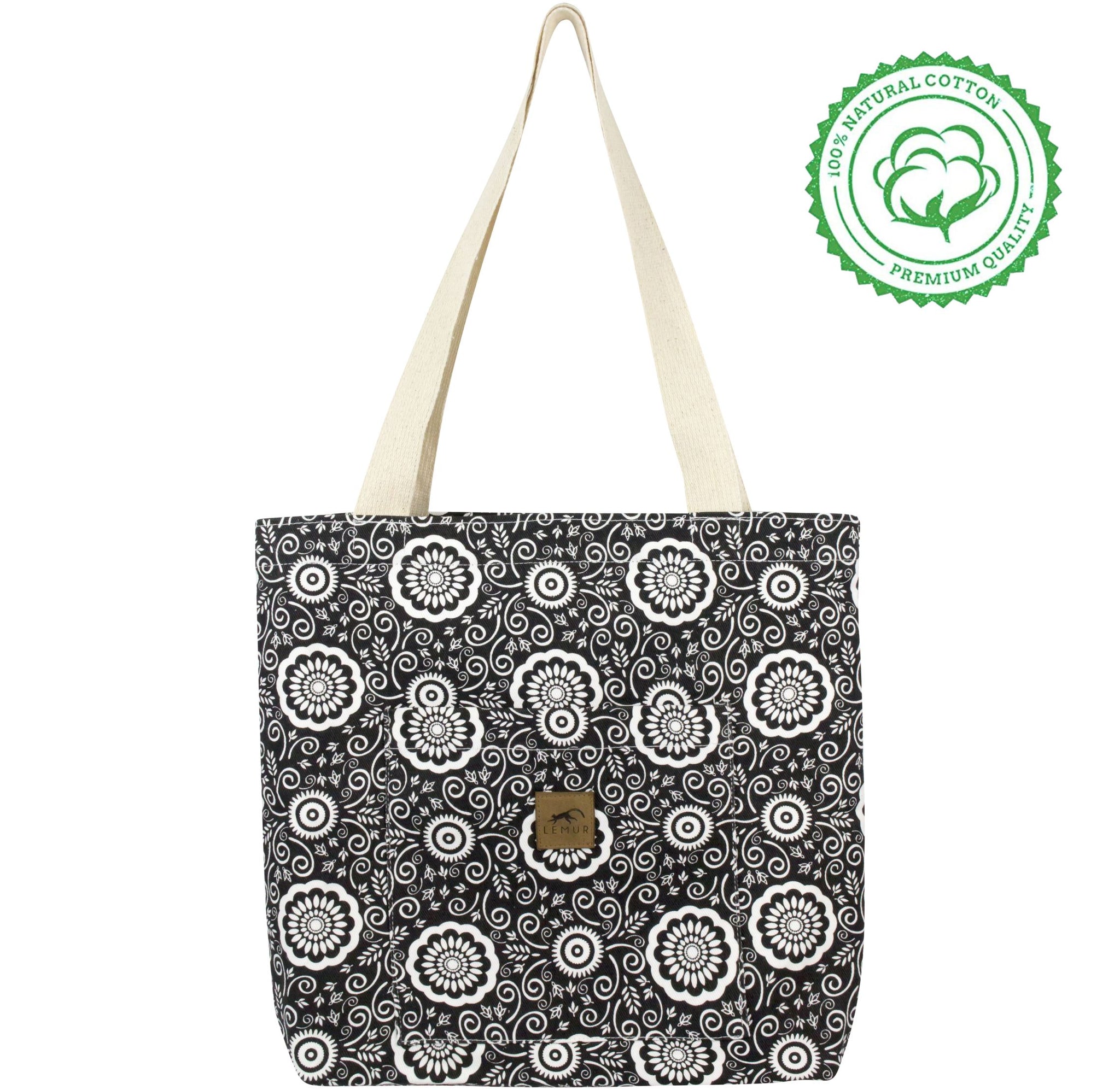 Floral Shopping Tote Bag