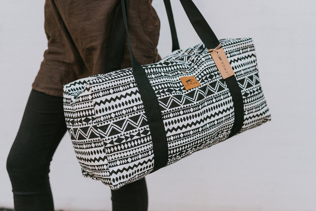 Aztec Tribal Canvas Duffle Bag