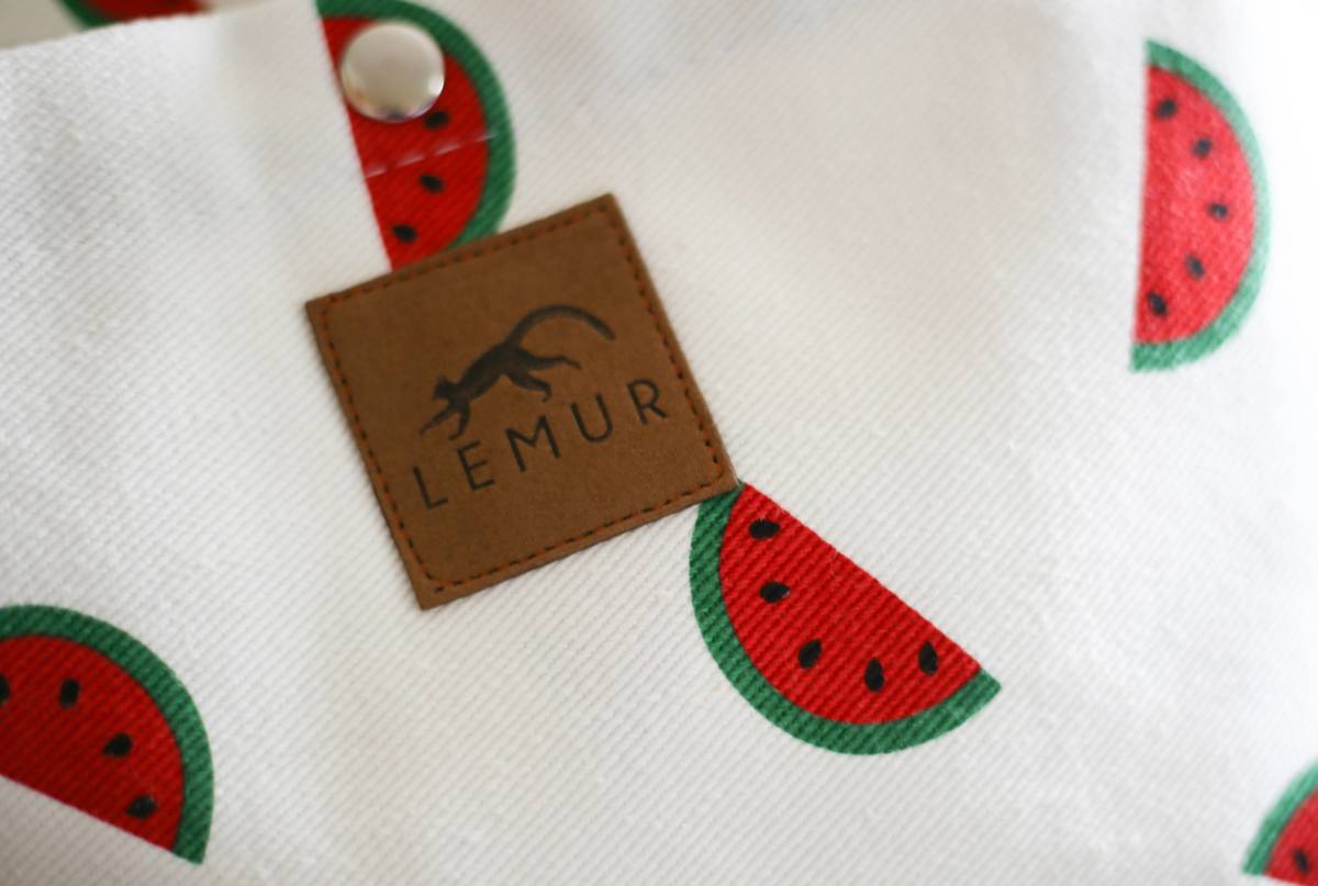 Watermelon Canvas Drawstring Day Bag