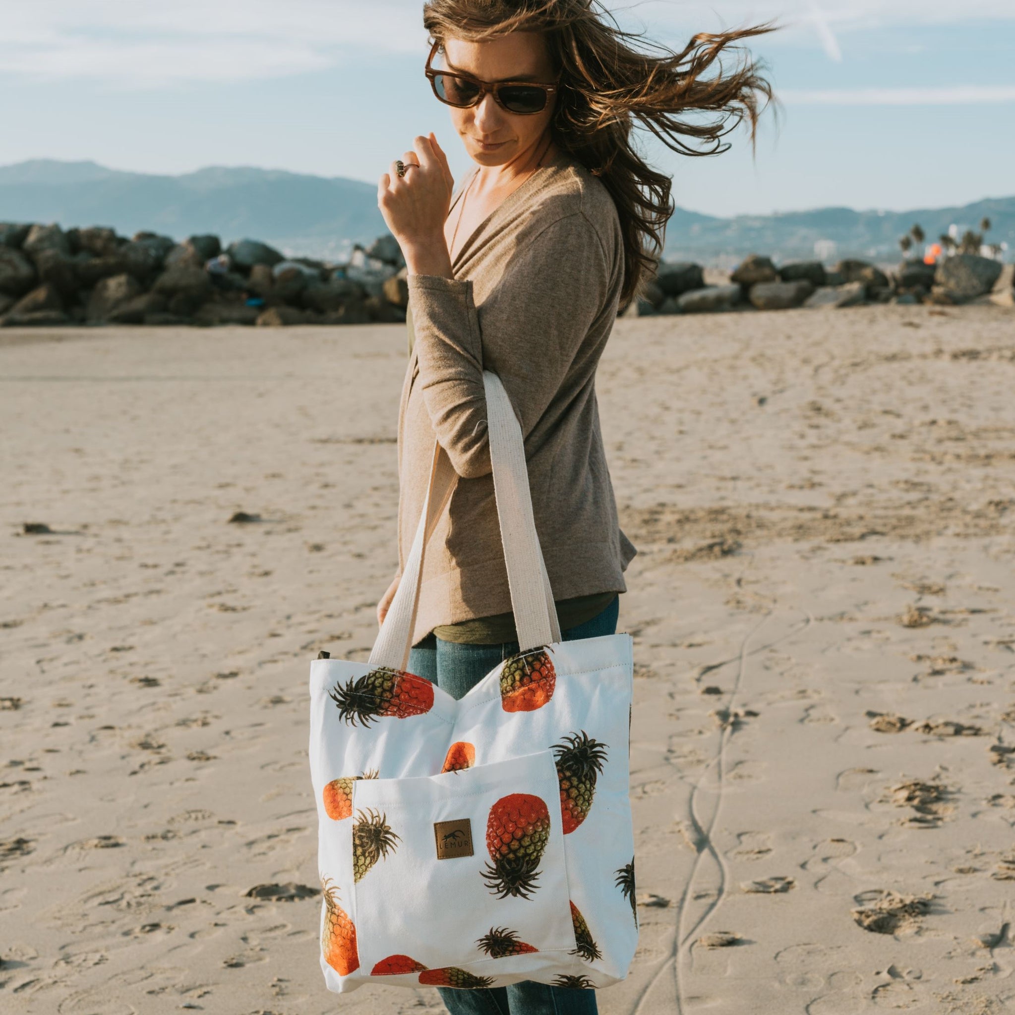 Pineapples Shopping Tote Bag