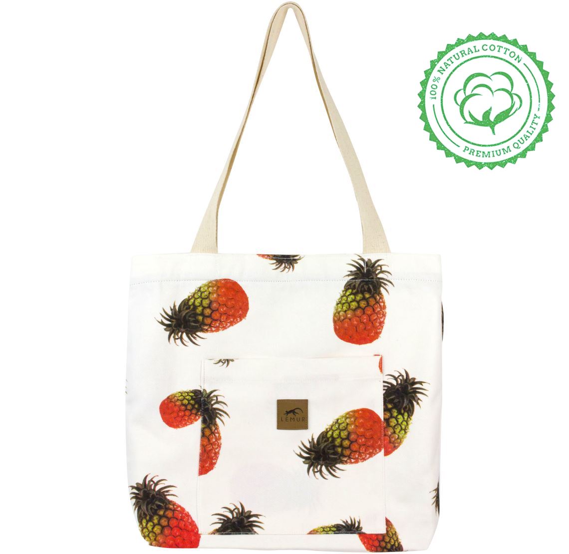 Pineapples Shopping Tote Bag