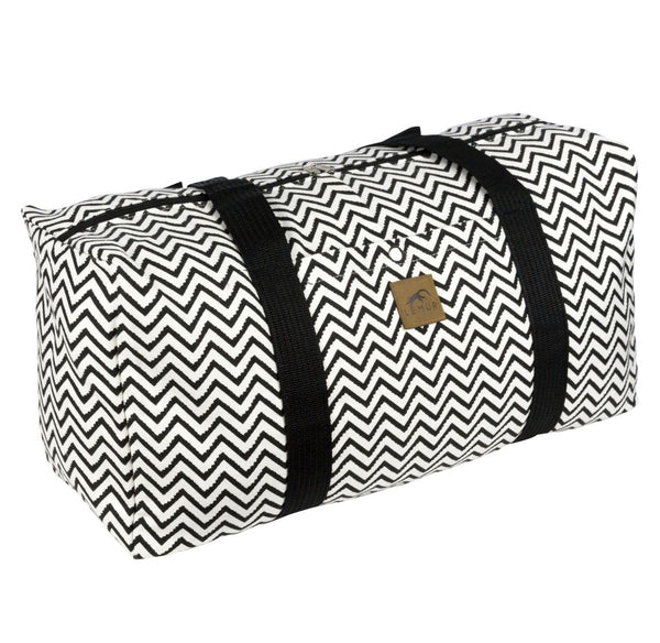 Zig Zag Canvas Duffle Bag